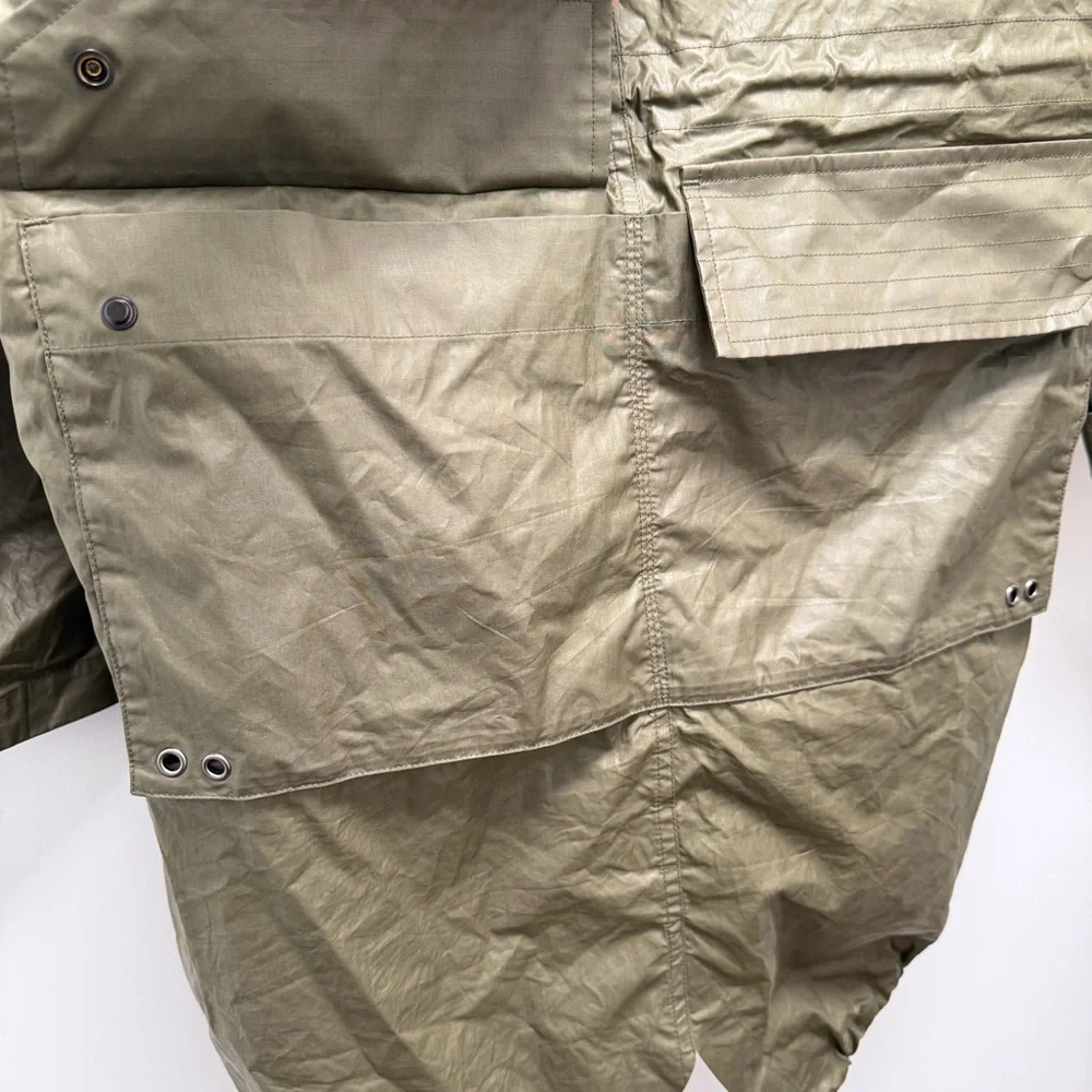 Magnlens Fishtail Olive Green Parka Jacket Size Medium - Picture 9 of 16